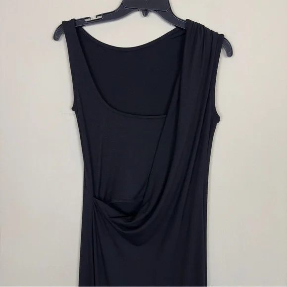Marcella NYC Laurel Gown Dress Black European Jersey High Stretch Small - Picture 11 of 15